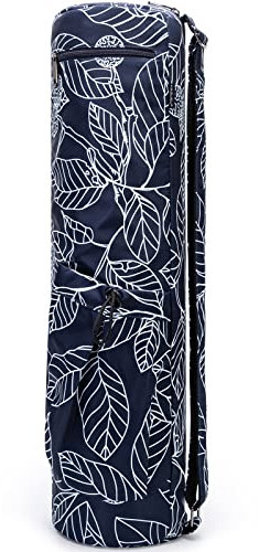 HAGUSU Yogamatten-Tasche, wasserdichte Yoga-Taschen und Tragetaschen für Damen und Herren, mit 2 multifunktionalen Taschen, durchgehender Reißverschluss, Trainings-Yoga-Sporttasche, Matte, Tragetasche