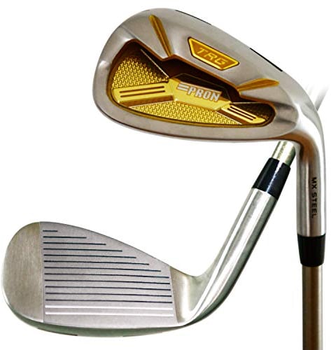 Japan Pron Iron Mens Set or Single Golf Club,Chrome Finish,TRG22 Model, No.9, 38 Degree,Regular Flex,Graphite Shaft,Grip Mid,Plus Length