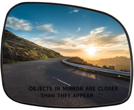 LOIYLLEN Passenger Side Mirror Replacement for Chrysler Town Country 2008-2016, Dodge Grand Caravan 2008-2020, RAM CV 2012-2015, VW Routan 2009-2014 - Right Side Rear View Mirrors Glass with Heated