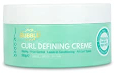 My Bubble! Curl Defining Creme 200g with Castor, Jojoba & Shea Butter for all curly hair types, vegan, silicone free, parabens free, sulfates free, curly girl method approved