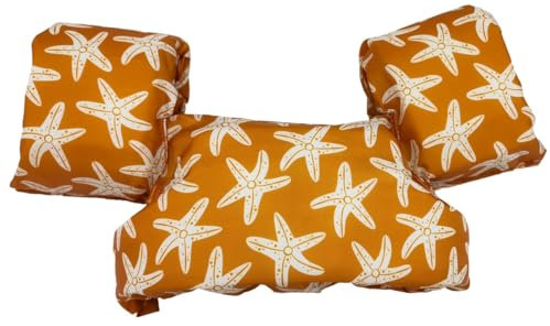 Swim Essentials | Flotador con Manguitos Naranja con Estampado de Estrellas de mar 2-6 años