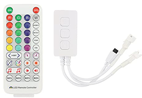 Hundnsney SP511E WiFi Music LED Controller für WS2812B WS2811 Adressierbarer Pixel RGB LED Streifen Dual Ausgabe Alexa Sprache APP Steuerung