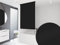 probath HALB Kassetten DUSCHROLLO Modell Uni SCHWARZ 7 Breiten ZUR Wahl (100x240 cm)