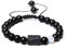 Sternzeichen-Armband Für Männer Und Frauen, 8 Mm, Natürliche Schwarze Steinperlen, Verstellbares Sternbild-Armband, Sternzeichen-Konstellation, Steinbock, Skorpion, Waage, Horoskop-Armband, Wasser