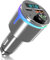 Bluetooth Adapter Auto 48W Schnellladung 【PD 30W & QC3.0 18W】, Ganzmetall FM Transmitter für Zigarettenanzünder, Freisprecheinrichtung, Noise Cancelling, KFZ Radio, Musikplayer