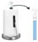 Aokelily 2 in 1 Stainless Steel Paper Towel Holder with Spray Bottle, Modern Free Standing Paper Towel Holder Weighted for Home Kitchen (Silver)