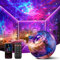 Proiettore Stelle Soffitto RGB 3D Planetario Proiettore Bluetooth Musicale Proiettore Soffitto 15 Rumore Bianco Proiettore Galassia Telecomando/Timer/360°, Proiettore Stelle Soffitto Bambini Adulti
