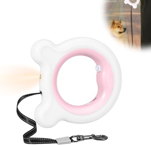 Hundeleine, Schleppleine für Hunde Leine 3M mit LED-Lichtern Einziehbare Hundeleine Strapazierfähige Hundeleine Automatisch Ausziehbar für Kleine Mittelgroße und Große Hunderassen 30 kg