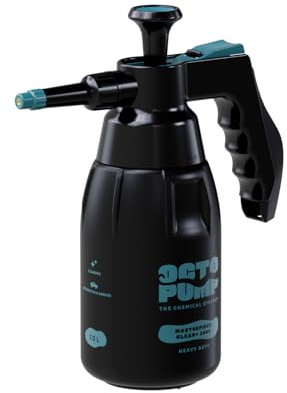 Octopump Masterpiece Clean+ 1000 | Profi-Drucksprüher mit Zerstäuber | 1000 ml | geeignet für Aggressive Reiniger | Auto, Werkstatt, Handwerk und Industrie | Made in Germany