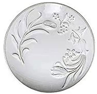 Windmilne Dinner Plates Ceramic Kitchen Porcelain Dessert Dish Creative Salad Plate for Kitchen (White 20.4cm)