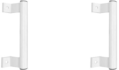 Gvvsjgdbis - Tirador de puerta corredera de aluminio de 8 pulgadas para puerta corredera de cristal, manijas de puerta corredizas para agujeros de 6-5/8 pulgadas