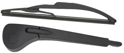 Bywindup Brazo y escobilla del limpiaparabrisas trasero compatibles con Grand Scenic 2 Grand Modus, repuesto para 7701056814 y 7701056802