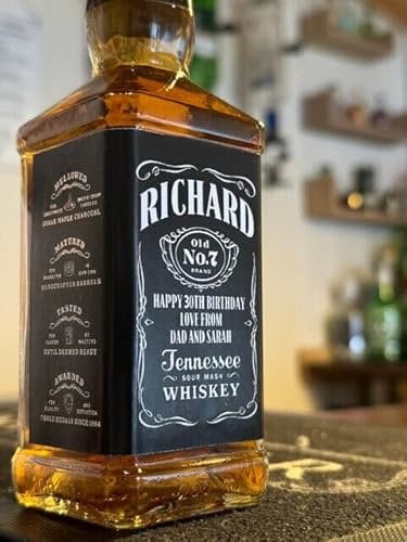 Jack Daniels Personalised Bottle Label/Sticker - Easy to Apply