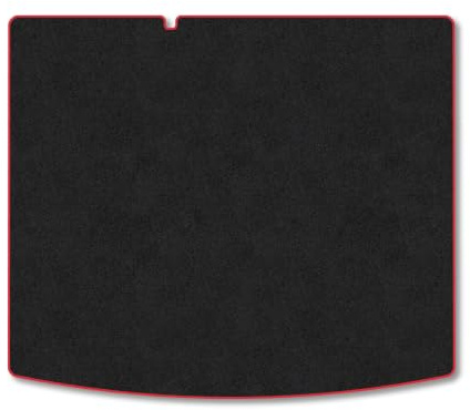 Skoda Elroq (2025+) Carpet Boot Mat | Red Edge Trim Tailored Fit Boot Liner Full Coverage Protection Accessories Easy Clean Anti Slip Made in the UK