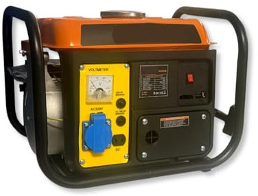 GENERATORE DI CORRENTE GRUPPO ELETTROGENO 650 WATT 1.5KW MONOFASE AC DC 2.5HP 63CC