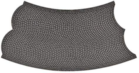 Vollmer 48246 Cobblestone Roadway 45 Degree (R15) Curve 23 x 23cm
