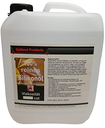 Silikonöl höchste Reinheit Viskosität 100 cSt / 5 Liter Kanister