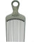 Chicago Comb Beard Comb Model n.7 Long teeth 15.2 cm Carbon Fiber, 1er Pack(1 x 200 g)