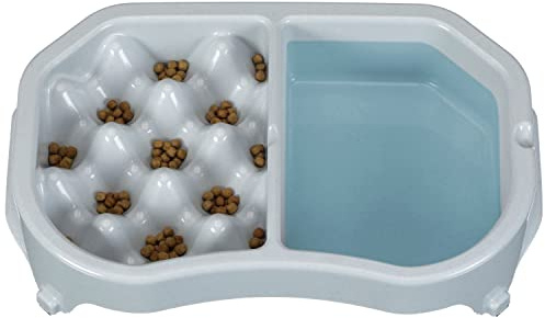 Neater Pet Brands - Neater Slow Feeder - Fun, Healthy, Stress Free Dog Bowl Helps Stop Bloat Prevents Obesity Improves Digestion (Double Diner, Vanilla Bean)