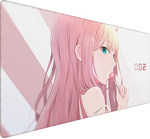 Große 800X300X3MM XL Maus Pad Gamer Mode Anti-slip Gaming Schöne Null Zwei-2 Mauspad XL Natürliche Gummi locking Rand Schreibtisch Matte Anime Mauspad