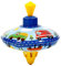 LICHENGTAI 14CM Brummkreisel, Metall Schwungkreisel aus Blech, klassischer Pumpkreisel, Schwungkreisel aus Blech, Blechkreisel mit Spitze, Spielzeugkreisel für Kinder ab 18 Monate - A