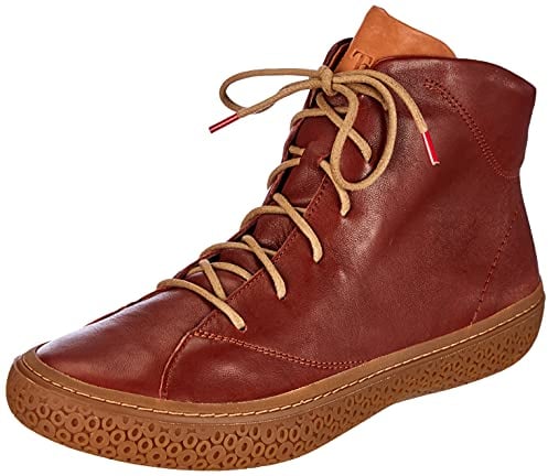 THINK! Damen TJUB chromfrei gegerbte Leder gefütterte Stiefelette, 3000 Kastanie/Kombi, 40 EU