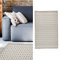 Teppich Outdoor 90x150 cm │Kunststoff beige-weiß │ Bodenmatte für Außenbereich (1 x Teppich beige/weiß)