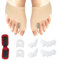 DAILISHA 9PCS Big Toe Corrector und Hallux Valgus Zehenspreizer Protection Kit inklusive orthopädischer Bunion Splint Bunion Pads Zehentrenner Spannbänder Hammer Toe Corrector für Männer und Frauen