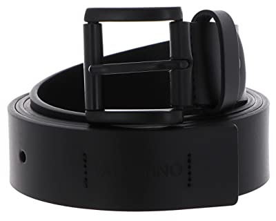 VALENTINO Bairone Classic Men's Belt W115 Nero - kürzbar