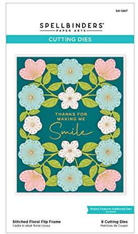 Spellbinders The Stylish Ovals Collection Emporte-pièces en métal Motif floral