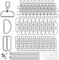 Drehbare Karabinerhaken 150Stk Schlüsselanhänger 32mm D-Ringe Triglide-Schiebeschnalle Magnetknöpfe Taschenverschluss Metall Halbrund Schnallen Hardware Dornschließe für Rucksack DIY Zubehör (Silber)