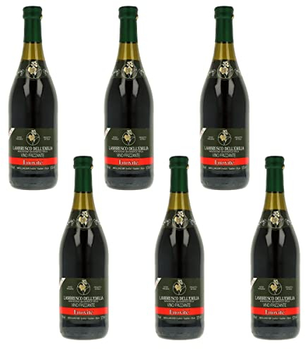 Lambrusco DellÈmilia Enovite Vino Frizzante 6x075l roter Perlwein