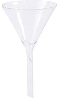 HOMSFOU Flüssigkeitstrichter 5st Chemie Fütterungstrichter Dreieckiger Trichter Labortrichter Mini-trichter Weiß Glas Kleiner Trichter Filter