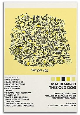 EtUrg Mac DeMarco Album-Poster, Poster, Leinwanddrucke, Wandkunstdrucke, Malerei, Dekoration, Geschenk für Zuhause, Büro, Schlafzimmer, Dekorationen, 30 x 45 cm, ungerahmt