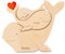 Personalisiertes Holzkunstpuzzle der Walfamilie, 2-6 Namen Benutzerdefinierte Holz Schnitzereien Familie Puzzle Geschenk, Desktop Ornament Home Tischdekoration für Familie Andenken Geschenke