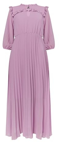 IRIDIA Damen Maxikleid 19229648-IR01, Flieder, M