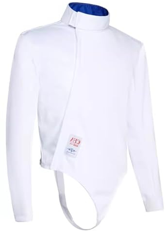 JUNYOHOA Fechtjacken, 350N-Fechtkleidung, Florett/Degen/Säbel, Fechtausrüstung, Geeignet for Kinder und Erwachsene (Color : Right Hand, Size : 36#)