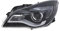 EDA PREMIUM auto Scheinwerfer Links 1216806 passend für OPEL INSIGNIA G09 2013-2017, mit Motor für Leuchtweitenregulierung, HiR2, PY21W, W21W