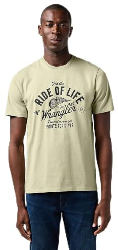 Wrangler Men's Americana Tee T-Shirt, Tea, XXL