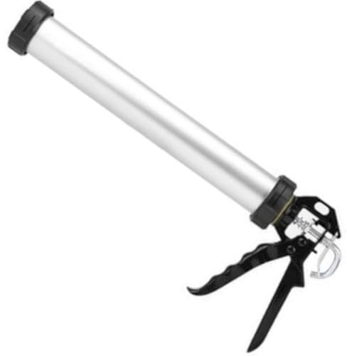 Pistola in silicone alluminio professionale barattoli e salsicce, 600 ml.