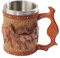 SHOWERORO Chope À Bière En Résine Viking Élégante Tasse À Café Capacité Facile À Nettoyer Idéale Pour Les Occasions Spéciales