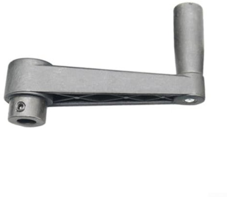 Zilimontt Kurbel mit rundem Loch, 8–16 mm, Handkurbel, Generator, mechanische Ausrüstung, Griff für Drehmaschine, Fräsmaschine, DIY-Projekte, Maschinenbetrieb (12 mm)