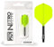 RED DRAGON Darts – Nitro Flite Integriert Flüge & Schäfte System – No.2 Form und Design – Schwarz & Gelb Farbe, Medium Länge