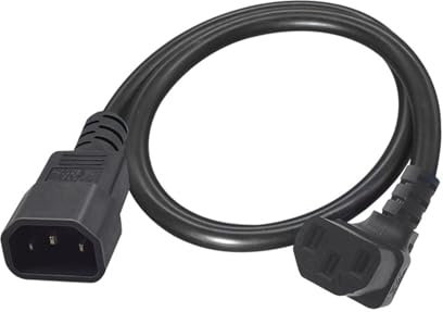 FUXIU IEC320 C14 To C13 Elbow Cable Cord Efficient & Power Distribution Solution For Rice Cooker Electric Kettles