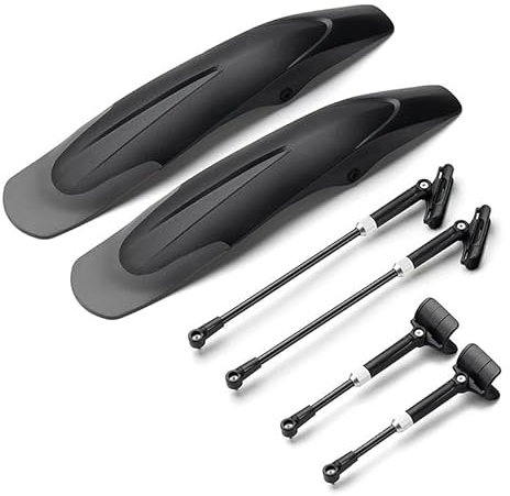 Schutzbleche Mountainbike Mountainbike Kotflügel Fahrrad Kotflügel Quick Release 26-29 Zoll Vorne Hinten Reifen Rad MTB Bike Schlamm Wachen Kotflügel Fahrrad teile Fahrrad Schutzblech(XQ990 Set)