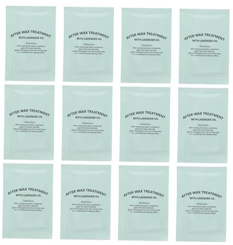 NIYANGLE 20 Lingettes Nettoyantes Après Épilation Cire Pour Élimination Résidus De Cire Lingettes Finition Épilation 7.5X5 Cm Pour Usage Domestique Et Voyages