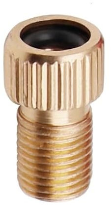 6 Pièces Adaptateur de Valve de Vélo, Adaptateurs de Valve Presta Embout Valve Presta Adaptateurs pour Valves Cuivre Pur pour Valve de Vélo Presta vers Schrader pour VTT Bicyclette Tricycles