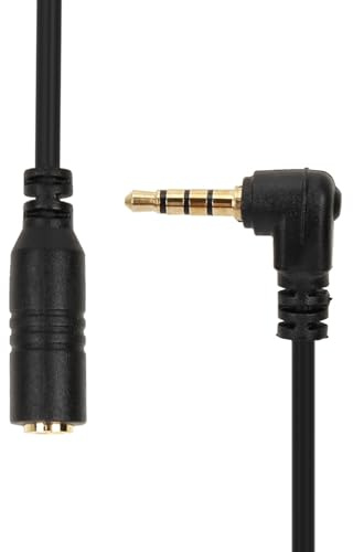 Plyisty TRS TOTRRS KOFFHörer-Adapter-Anschluss, 3,5 Mm 3-Poliges auf 4-Poliges Konverterkabel für MOBILTELEFONE, Tablets, AUFANAHMESTIFTE, DSLR-KAMERAs USW.