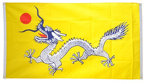 Flaggenfritze® Balkonflagge China Qing Dynastie - 90 x 150 cm