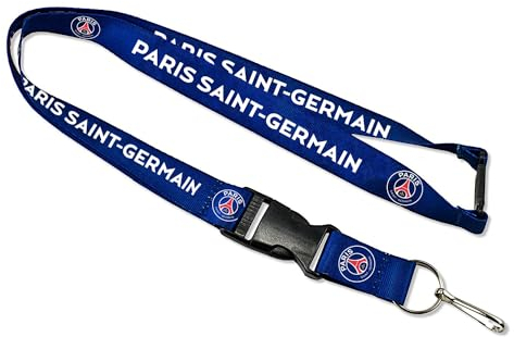 PSG Tour de cou cordon Porte-clefs Collection officielle PARIS SAINT GERMAIN